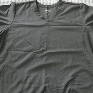 Grey Jockey Scrub Top